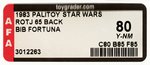 PALITOY "STAR WARS: RETURN OF THE JEDI - BIB FORTUNA" 65 BACK AFA 80 Y-NM.