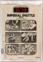 "STAR WARS: RETURN OF THE JEDI - IMPERIAL SHUTTLE VEHICLE" AFA 85 NM+.