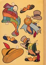 "PINOCCHIO DOLL CUT OUTS" LARGE FORMAT PAPERDOLL BOOK.