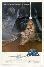 "STAR WARS" STYLE A ORIGINAL 1977 MOVIE POSTER.