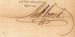 NEW YORK CITY 1796 TAVERN LICENSE SIGNED BY MAYOR RICHARD VARICK.