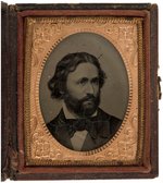 JOHN C. FREMONT CASED SIXTH PLATE AMBROTYPE.