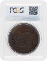 FREMONT MEDAL DeWITT 1856-2 IN COPPER PCGS AU 58.