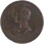 HENRY CLAY 1852 LARGE  BRONZE MEDAL BY ENGRAVER C.C. WRIGHT STRUCK BY THE U.S.MINT.