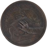 HENRY CLAY 1852 LARGE  BRONZE MEDAL BY ENGRAVER C.C. WRIGHT STRUCK BY THE U.S.MINT.