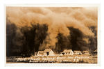 DUST BOWL 1935 STORM REAL PHOTO POSTCARDS.