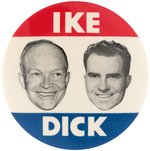 TRIO OF IKE/DIKE MAMIE/PAT BUTTONS.