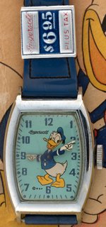 DONALD DUCK BOXED INGERSOLL/US TIME WATCH.