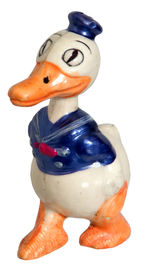 DONALD DUCK PLASTER-FILLED CELLULOID FIGURE.