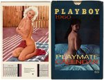 "PLAYBOY PLAYMATE CALENDAR" 1959-1969 CALENDAR LOT WITH ENVELOPES.