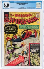 "AMAZING SPIDER-MAN #14 JULY 1964 CGC 6.0 FINE (FIRST GREEN GOBLIN).