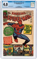 "AMAZING SPIDER-MAN" #25 & #38 CGC MARY JANE WATSON PAIR.