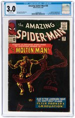 "AMAZING SPIDER-MAN" #28 & #35 CGC PAIR (FIRST/SECOND MOLTEN MAN).