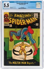 "AMAZING SPIDER-MAN" #28 & #35 CGC PAIR (FIRST/SECOND MOLTEN MAN).