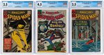 "AMAZING SPIDER-MAN" #30 & #32-33 CGC TRIO.