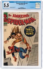 "AMAZING SPIDER-MAN" #34 & #36 CGC PAIR.