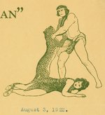 "ADVENTURES OF TARZAN" ELMO LINCOLN THEATER BOOKING LETTERHEAD TRIO.