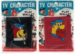 HANNA-BARBERA "TV CHARACTER PLAY WALLET" LOT.