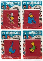 HANNA-BARBERA "TV CHARACTER PLAY WALLET" LOT.