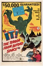 "IT! THE TERROR FROM BEYOND SPACE" MOVIE POSTER.