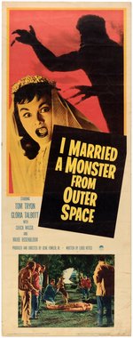 "I MARRIED A MONSTER FROM OUTER SPACE" INSERT POSTER.