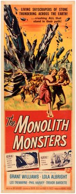 "THE MONOLITH MONSTERS" INSERT POSTER.