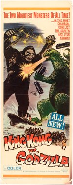 "KING KONG VS. GODZILLA" INSERT POSTER.