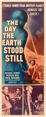 "THE DAY THE EARTH STOOD STILL" INSERT POSTER.