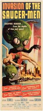 "INVASION OF THE SAUCER-MEN" INSERT POSTER.