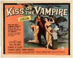 "KISS OF THE VAMPIRE" HALF-SHEET MOVIE POSTER.