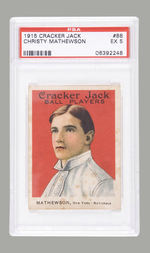 1915 CRACKER JACK CHRISTY MATHEWSON #88 PSA EX 5.