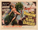 "THE PHANTOM FROM 10,000 LEAGUES" HALF-SHEET MOVIE POSTER.