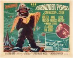 "FORBIDDEN PLANET" HALF-SHEET MOVIE POSTER (STYLE B).