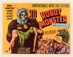 "ROBOT MONSTER" HALF-SHEET MOVIE POSTER.