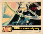 STANLEY KUBRICK'S "2001: A SPACE ODYSSEY" HALF-SHEET MOVIE POSTER.