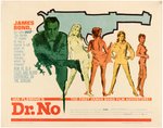 JAMES BOND "DR. NO" HALF-SHEET MOVIE POSTER.