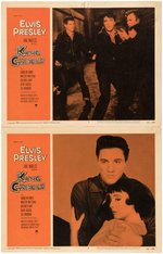 ELVIS PRESLEY "KING CREOLE" LOBBY CARD SET.