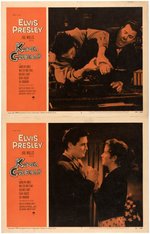 ELVIS PRESLEY "KING CREOLE" LOBBY CARD SET.