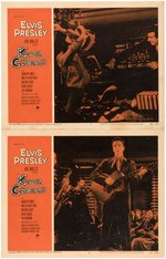 ELVIS PRESLEY "KING CREOLE" LOBBY CARD SET.