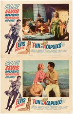 ELVIS PRESLEY "FUN IN ACAPULCO" LOBBY CARD SET.