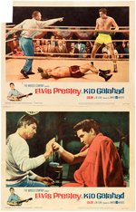 ELVIS PRESLEY "KID GALAHAD" LOBBY CARD SET.