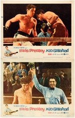 ELVIS PRESLEY "KID GALAHAD" LOBBY CARD SET.