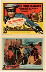 "THE LONE RANGER AND THE LOST CITY OF GOLD" LOBBY CARD LOT.