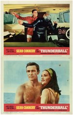 JAMES BOND "THUNDERBALL" LOBBY CARD SET.