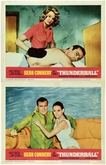 JAMES BOND "THUNDERBALL" LOBBY CARD SET.