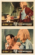 JAMES BOND "GOLDFINGER" LOBBY CARD LOT.