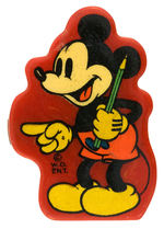 MICKEY MOUSE CATALIN PLASTIC FIGURAL PENCIL SHARPENER.