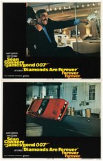 JAMES BOND "DIAMONDS ARE FOREVER" LOBBY CARD SET.