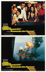 JAMES BOND "DIAMONDS ARE FOREVER" LOBBY CARD SET.