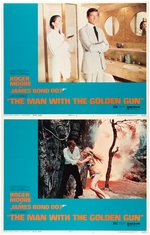 JAMES BOND "THE MAN WITH THE GOLDEN GUN & THE SPY WHO LOVED ME" LOBBY CARD SETS.